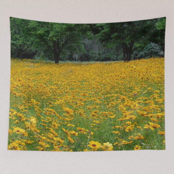 Item preview, Pseudomurals 00046 Coreopsis Flowers (Fields of Gold) designed and sold by CleanWIP.