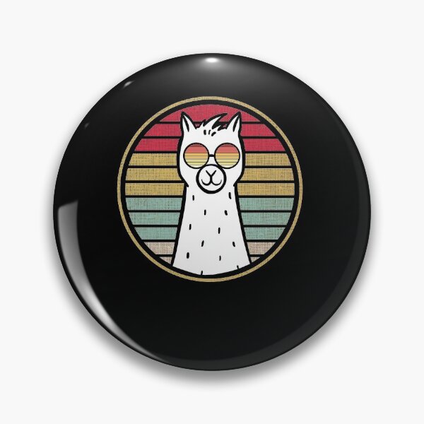 Item preview, Cool Retro Llama designed and sold by BLake77777.