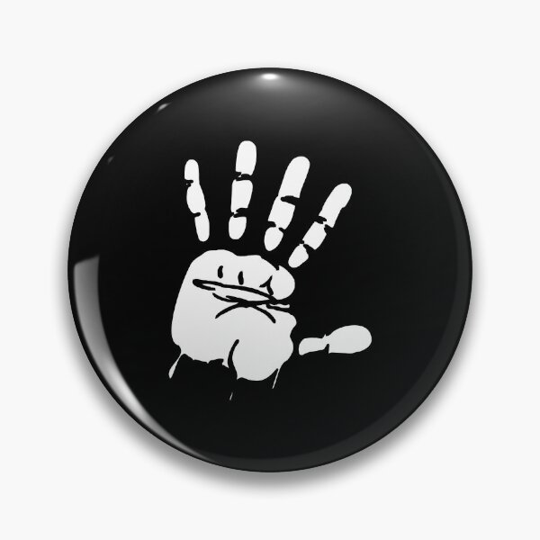 Item preview, MMIW - missing murdered indigenous women - White hand dripping blood (dark mode) designed and sold by Deegital18.