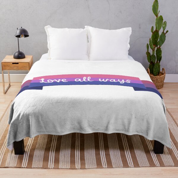 Item preview, Love All Ways Bisexual Banner designed and sold by izzychar.