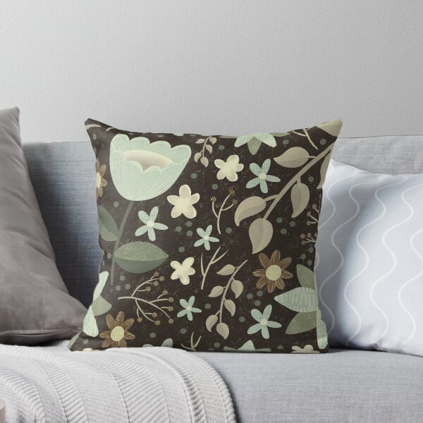 Aperçu de l'œuvre Motif floral de la forêt pâle créée et vendue par Dotblossom.