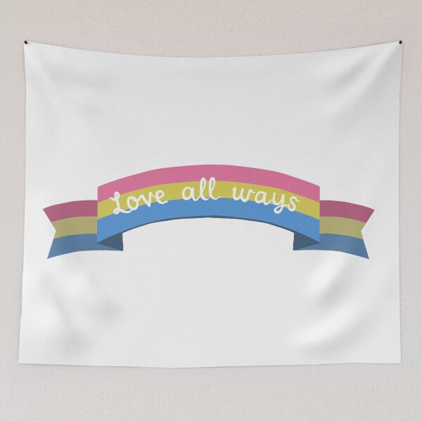 Item preview, Love All Ways Pansexual Banner designed and sold by izzychar.