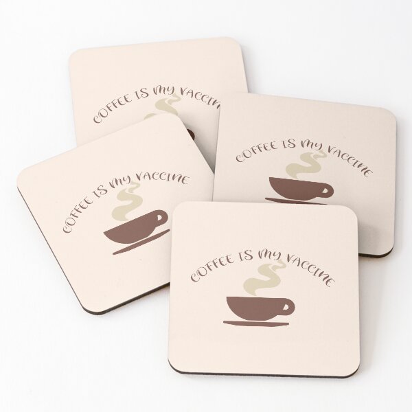 Item preview, Coffee Is My Vaccine designed and sold by PlumBlushCo.