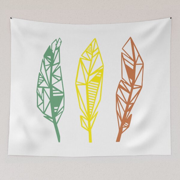 Item preview, Geometric Three Feathers designed and sold by NikRon.