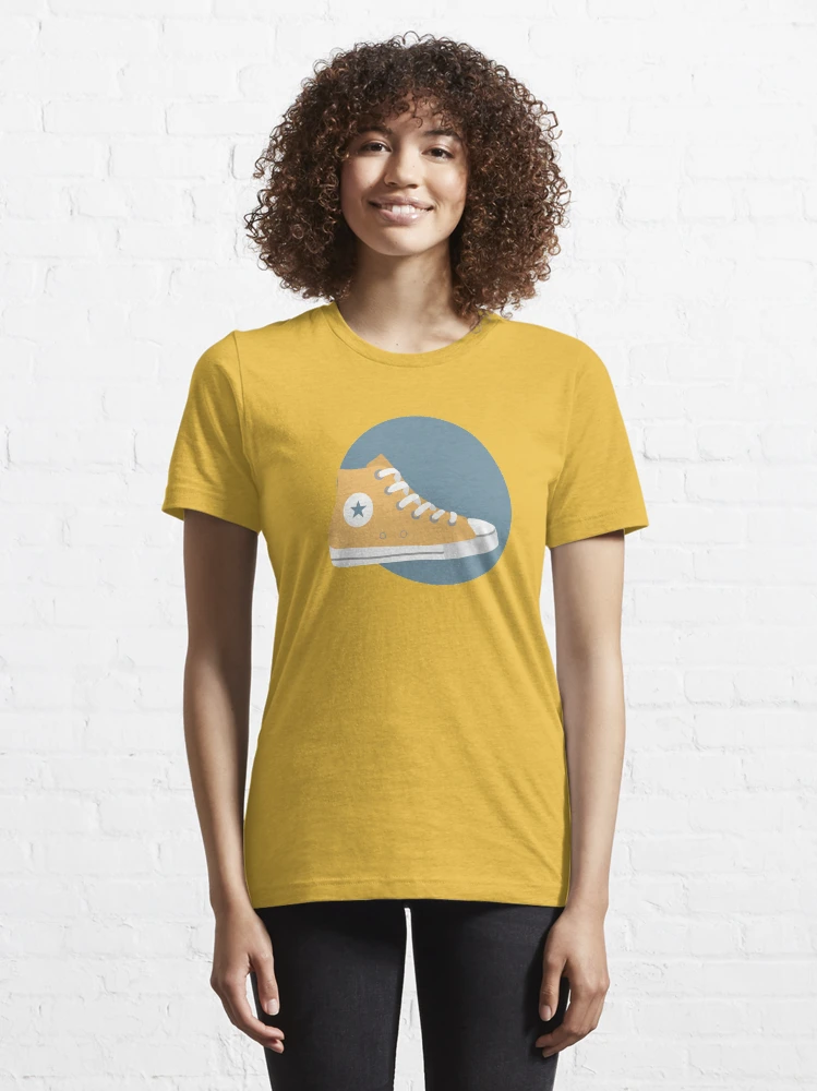 yellow converse Essential T Shirt for Sale by lucy arts Redbubble