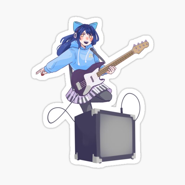 Bass Annie Sticker