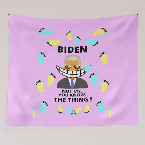 Item preview,  biden bathmat designed and sold by Flirt-Teez.