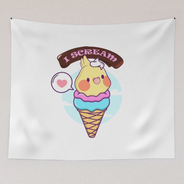 Item preview,  I Scream - Funny Cockatiel Bird designed and sold by Sun Rise.