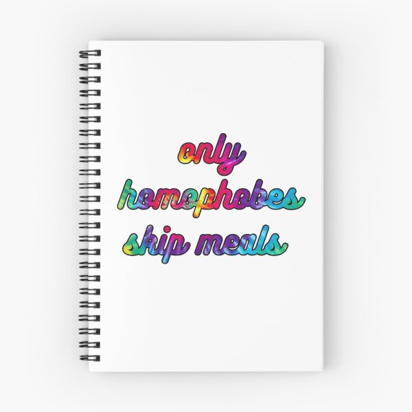 Item preview, Only Homophobes Skip Meals Version 2 designed and sold by GrellenDraws.