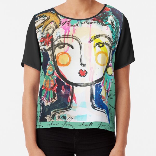 Tus pensamientos Chiffon Top
