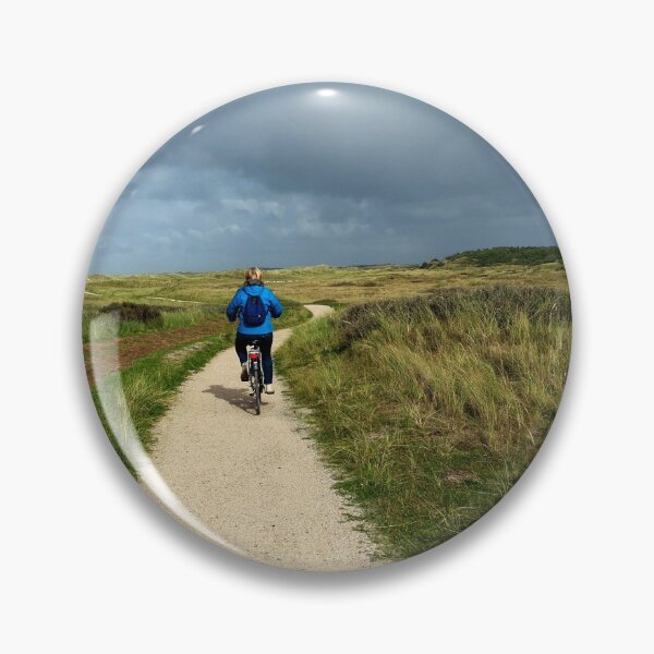 Item preview, Cycling the Island Vlieland | Landscape Photography Art Print designed and sold by SimZoom.