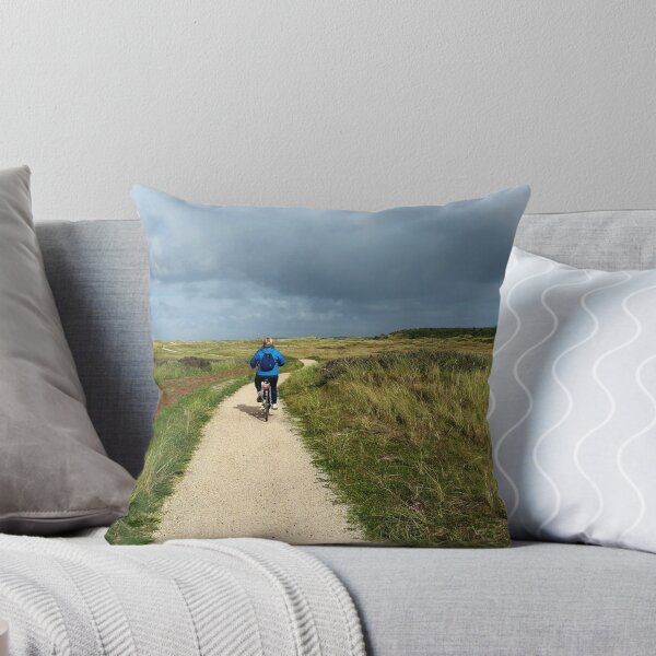 Item preview, Cycling the Island Vlieland | Landscape Photography Art Print designed and sold by SimZoom.