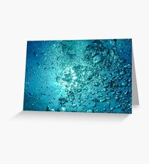 Sea water Greeting Card