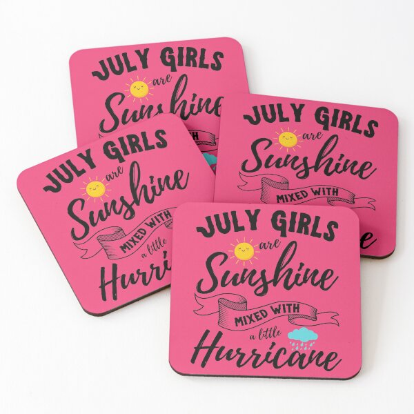 Item preview, July Girls are Sunshine Mixed with a Little Hurricane designed and sold by Adonalyn.
