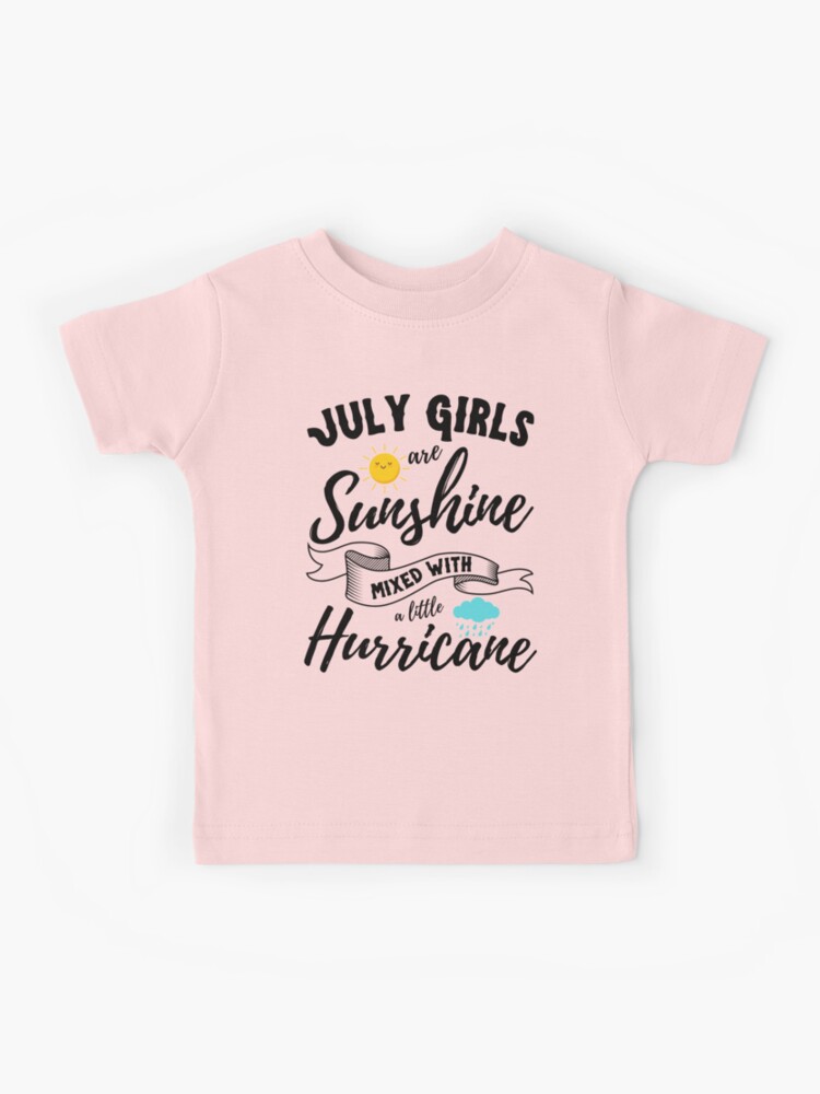  July Girls Sunshine Mixed Little Hurricane Shirt (NEW