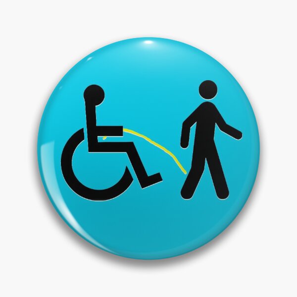 Item preview, Wheelchair Disability Pee on Walkers designed and sold by ttuniques.