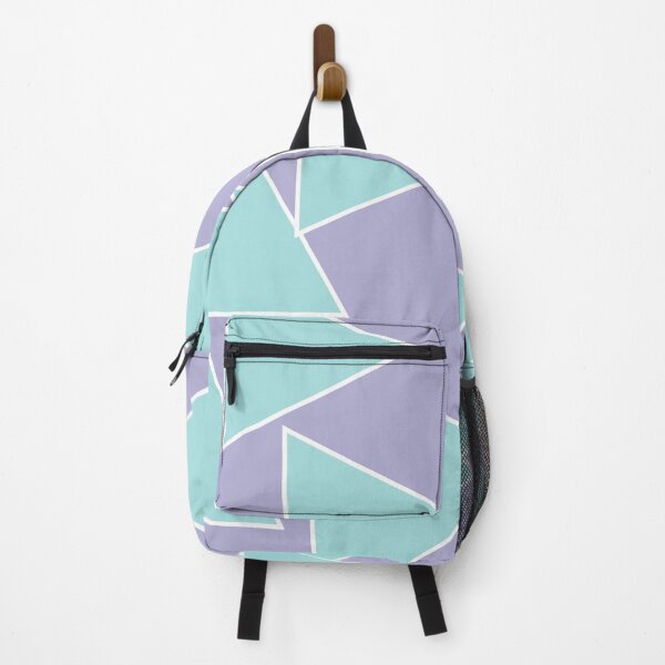 Item preview, Turquoise Triangle Abstract Purple background designed and sold by pastel-only.