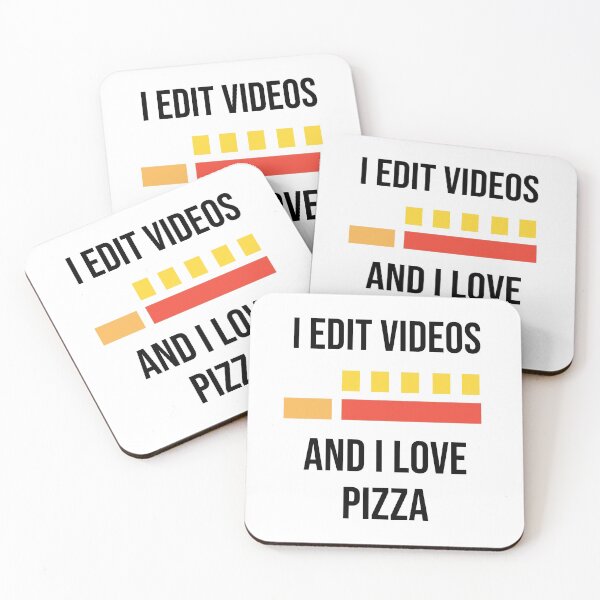 Item preview, I edit videos and I love pizza designed and sold by davidmm99.