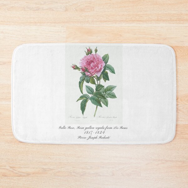 Item preview, Gallic Rose, Rosa gallica regalis from Les Roses Pierre-Joseph Redouté Design designed and sold by EarthArtDesigns.