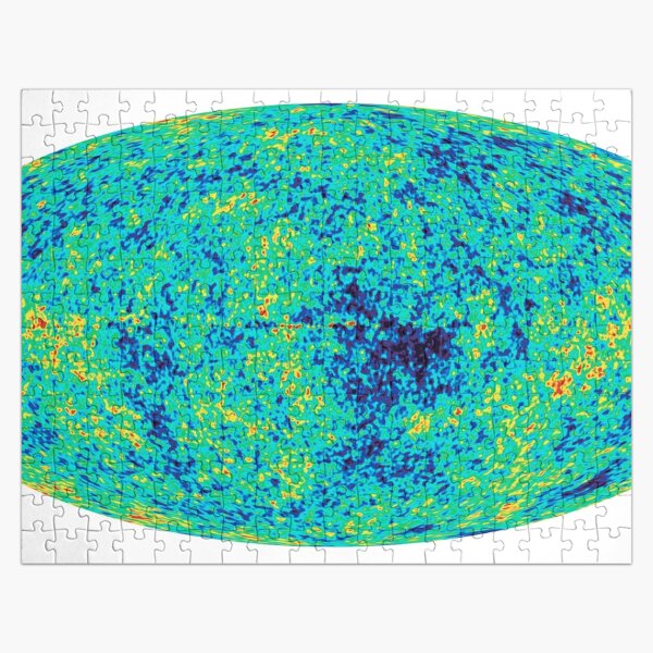 Cosmic microwave background. First detailed "baby picture" of the universe. #Cosmic, #microwave, #background, #First, #detailed, #baby, #picture, #universe Jigsaw Puzzle