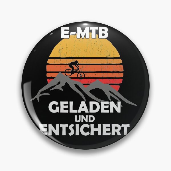 Item preview, E-MTB Sunset Mountains E-Bike Graphic Design - b designed and sold by Gerdek.