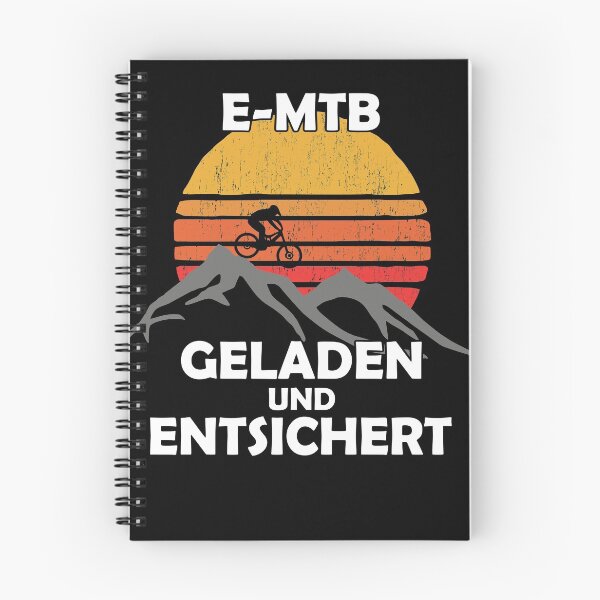 Item preview, E-MTB Sunset Mountains E-Bike Graphic Design - b designed and sold by Gerdek.