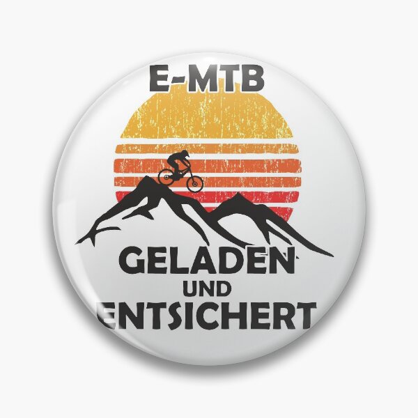 Item preview, E-MTB Sunset Mountains E-Bike Graphic Design - w designed and sold by Gerdek.