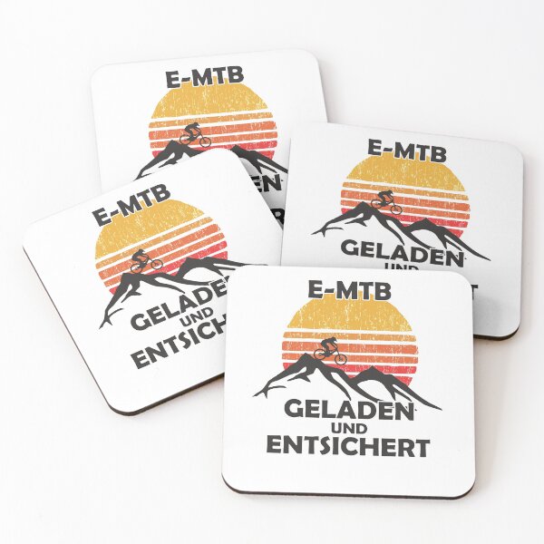 Item preview, E-MTB Sunset Mountains E-Bike Graphic Design - w designed and sold by Gerdek.