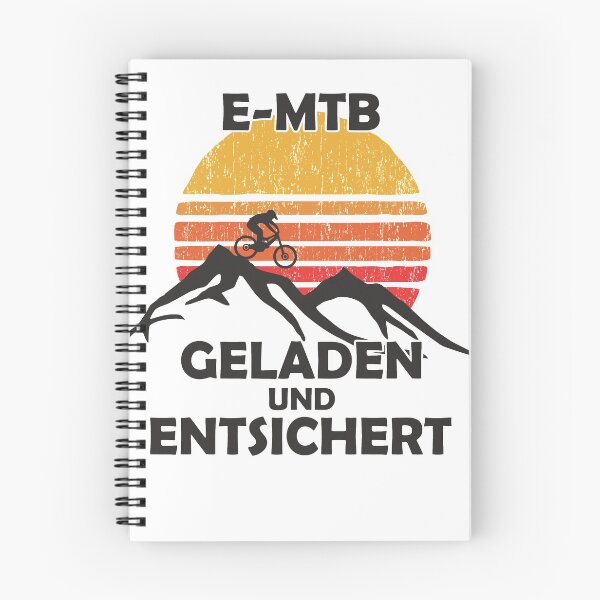 Item preview, E-MTB Sunset Mountains E-Bike Graphic Design - w designed and sold by Gerdek.