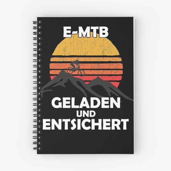 Item preview, E-MTB Sunset Mountains E-Bike Graphic Design - d designed and sold by Gerdek.