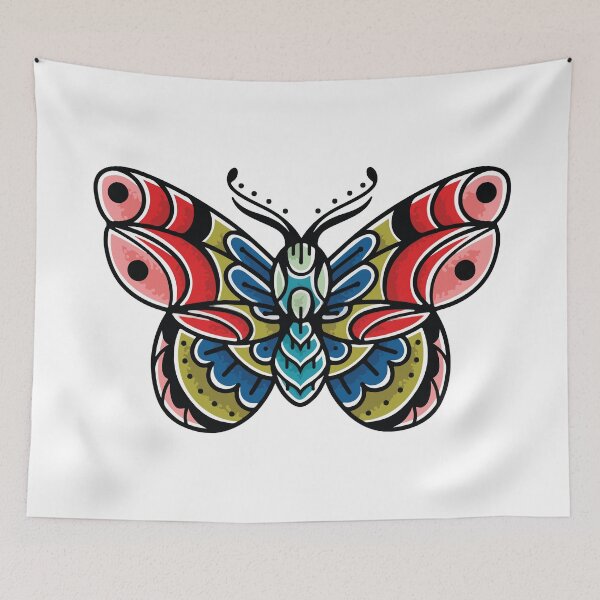 Item preview, Butterfly Hand Drawing tattoo designed and sold by mouad naouiri.