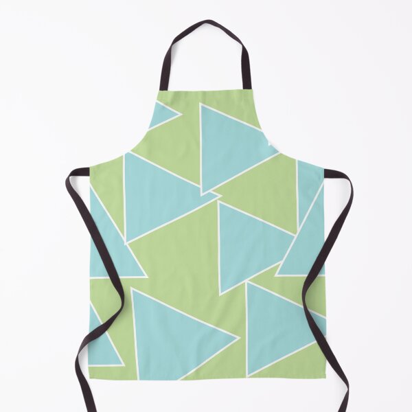 Item preview, Large Turquoise Triangle and bright green background designed and sold by pastel-only.