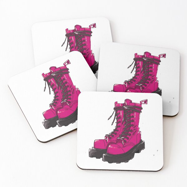 Artikelvorschau, Rosa Dr. Martens Stiefel entworfen und verkauft von Pratyasa.