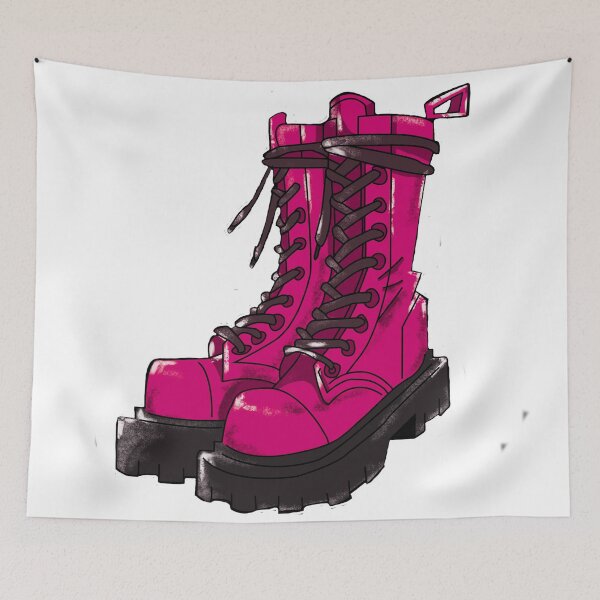 Artikelvorschau, Rosa Dr. Martens Stiefel entworfen und verkauft von Pratyasa.