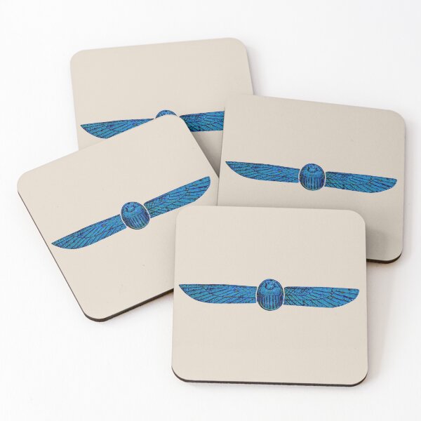 Item preview, Winged Scarab Amulet (on cream) designed and sold by DotorEaon.