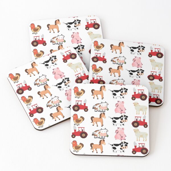 Item preview, On The Farm Farming Animals and Tractors designed and sold by luvvvvvit.