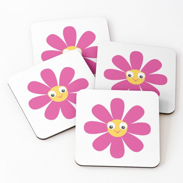 Artikelvorschau, Niedlicher Blumengesichtsaufkleber entworfen und verkauft von kittycrafts.