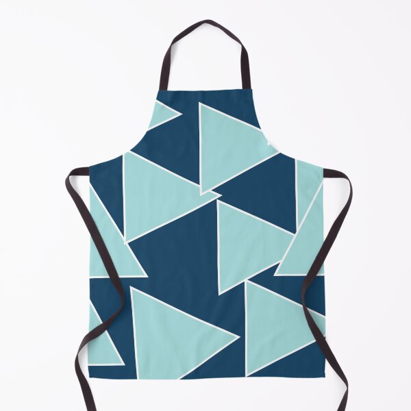 Item preview, Large Turquoise Triangle and dark blue background designed and sold by pastel-only.