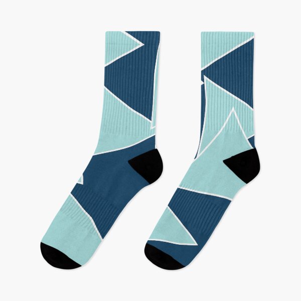 Item preview, Large Turquoise Triangle and dark blue background designed and sold by pastel-only.
