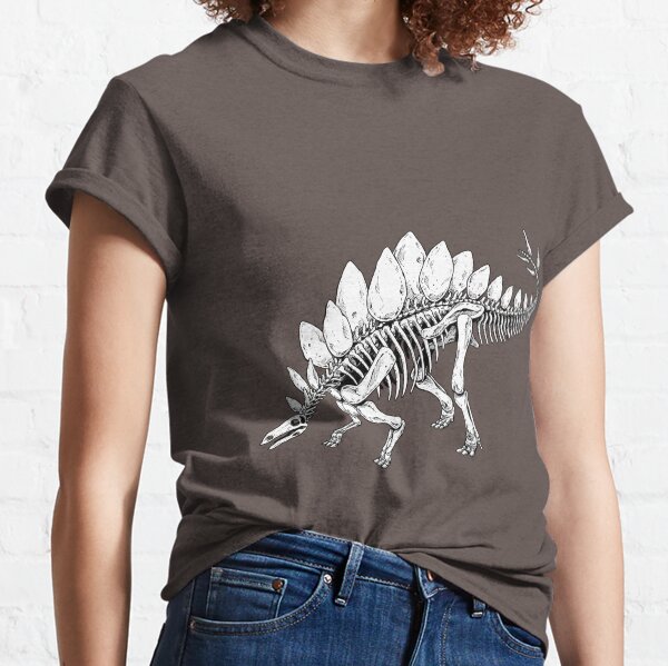 Stegosaurus Skeleton Classic T-Shirt