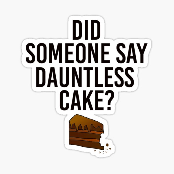 Dauntless Cake Sticker