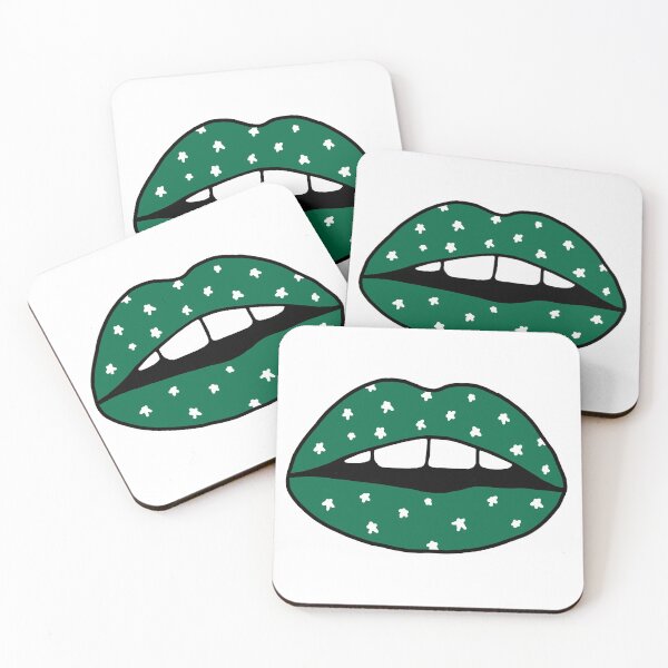 Item preview, green lips designed and sold by SOcreateCo.