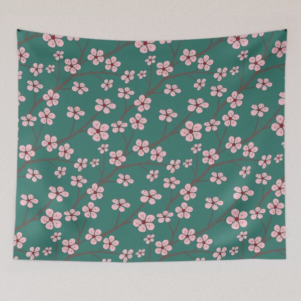 Item preview, Cherry flowers in spring pattern designed and sold by EngineerGoC.