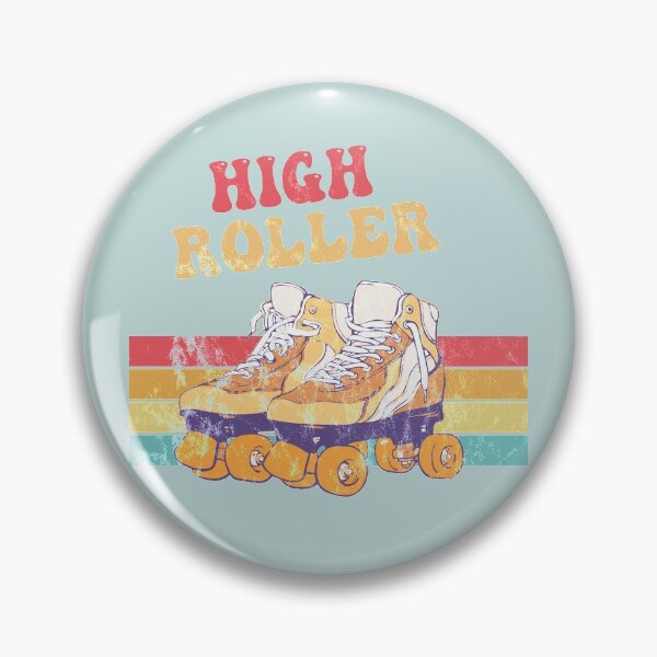 Item preview, High Roller Retro Roller Skates designed and sold by SnakeCharm.