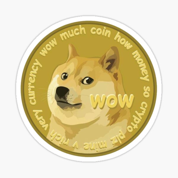Artikel-Vorschau von Dogecoin Hund, designt und verkauft von marblequeen.