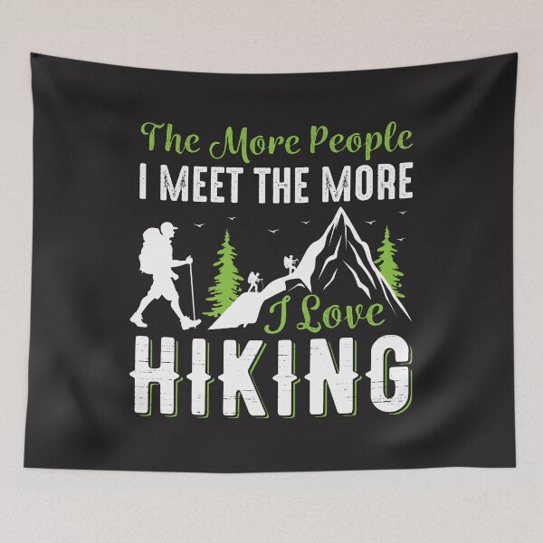 Item preview, i love hiking designed and sold by Delicarte.