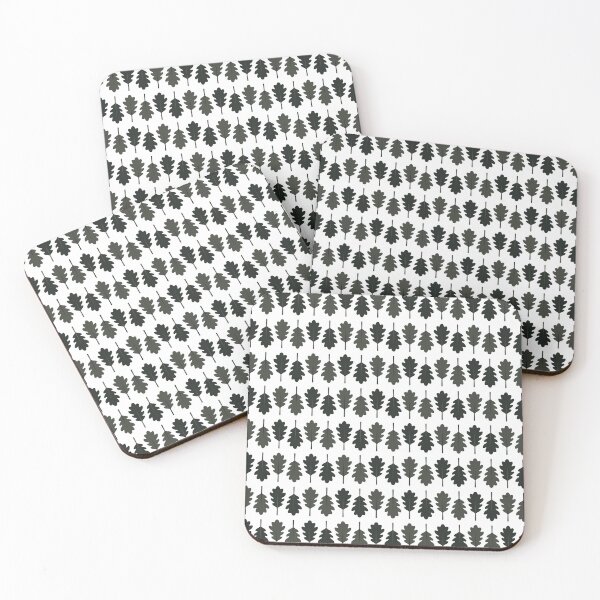 Item preview, Oak Leaves Pattern (Black) designed and sold by John Uttley.