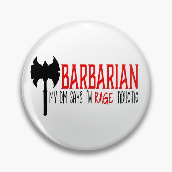 Item preview, Rage Inducing Barbarian Dungeons and Dragons Inspired designed and sold by KRSMythics.