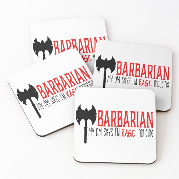 Item preview, Rage Inducing Barbarian Dungeons and Dragons Inspired designed and sold by KRSMythics.