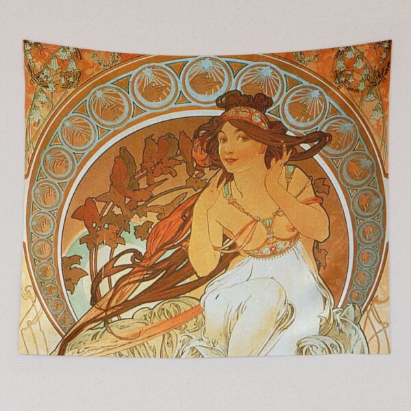 Item preview, Music by Alphonse Mucha  designed and sold by IndieArtDream.